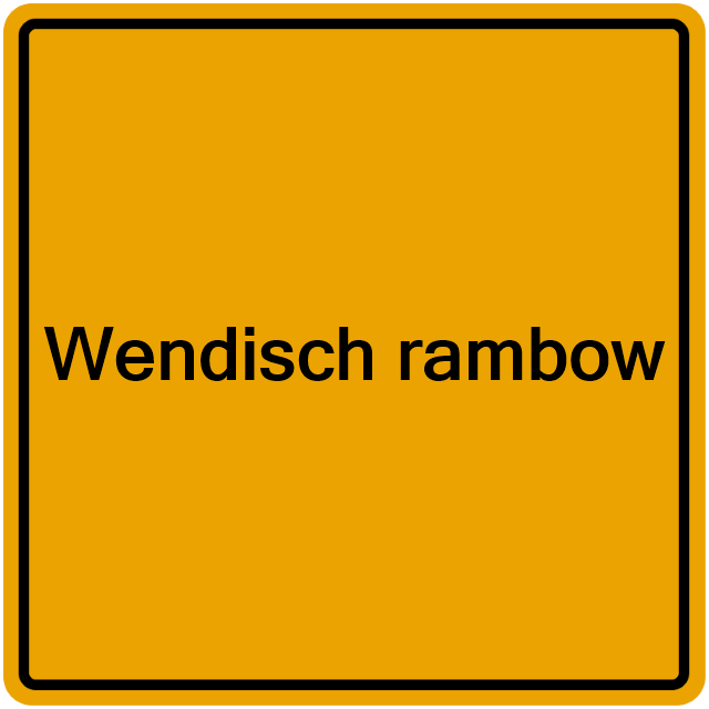 Einwohnermeldeamt24 Wendisch rambow